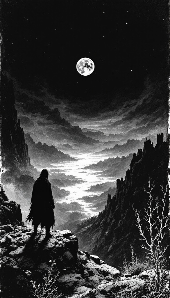 Creepy Comic art style example