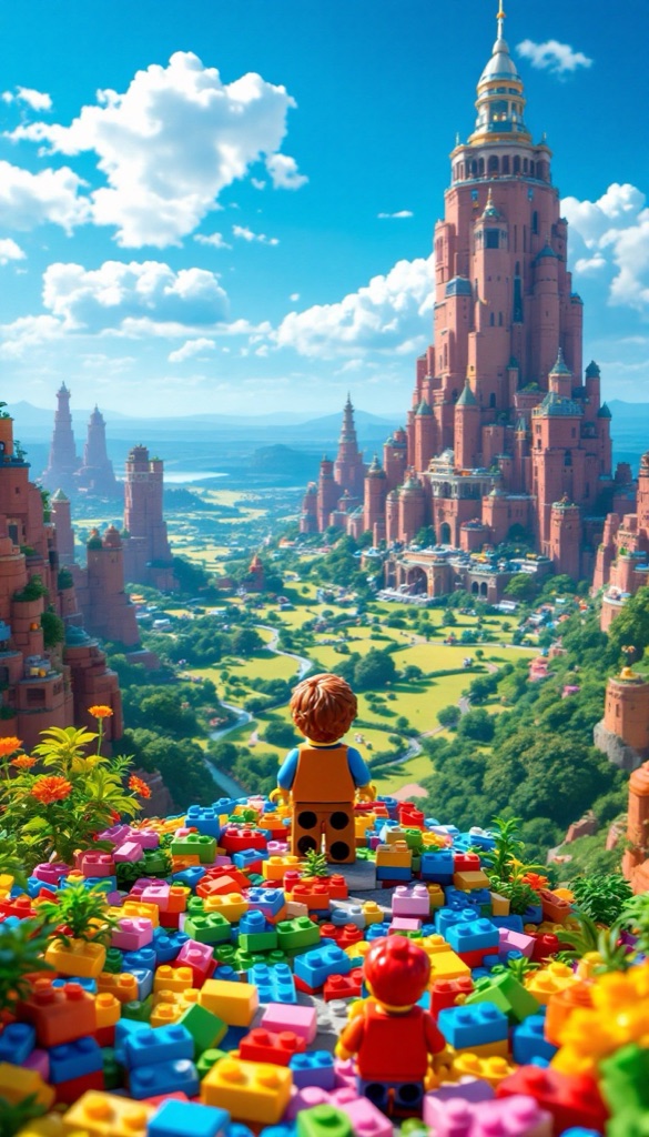 Toy Bricks art style example